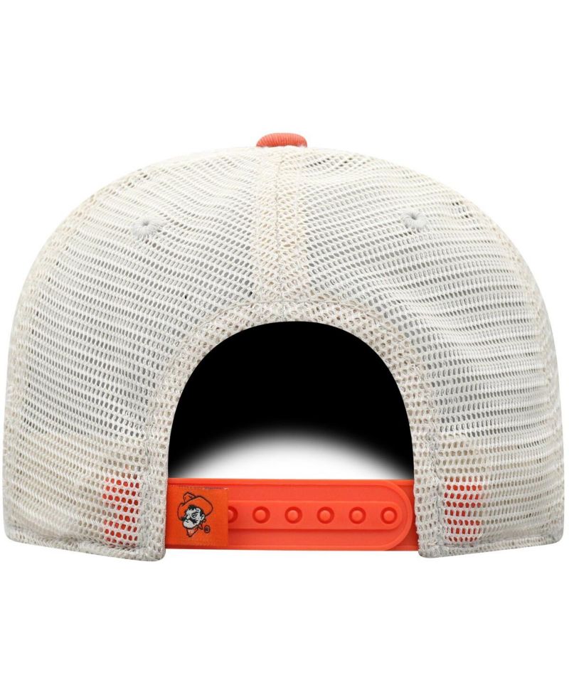 Men's Orange Oklahoma State Cowboys Offroad Trucker Snapback Hat