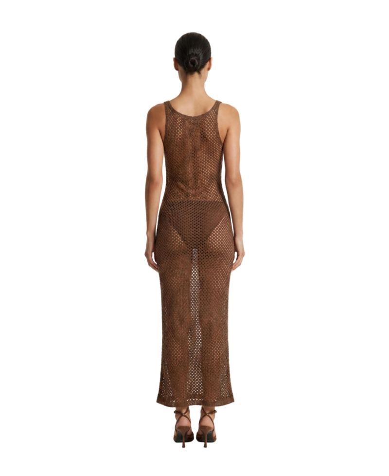 Women's Sorelle Crochet Scoopneck Maxi Dress