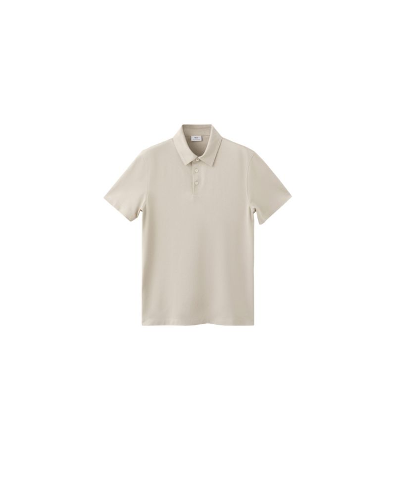 Men's Slim-Fit Pique Polo Shirt