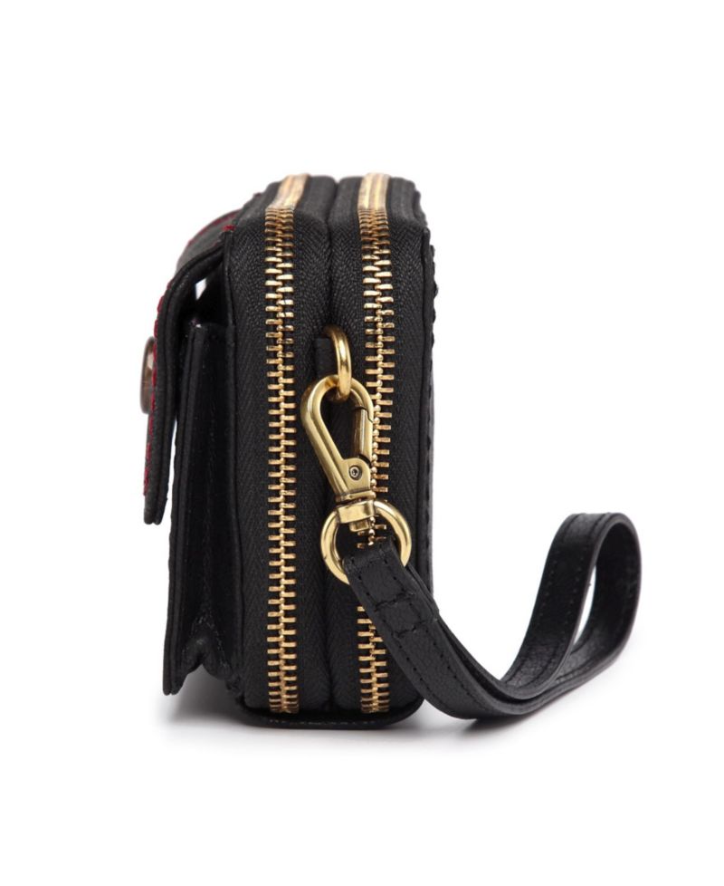 Northwood Mini Leather Crossbody Wallet