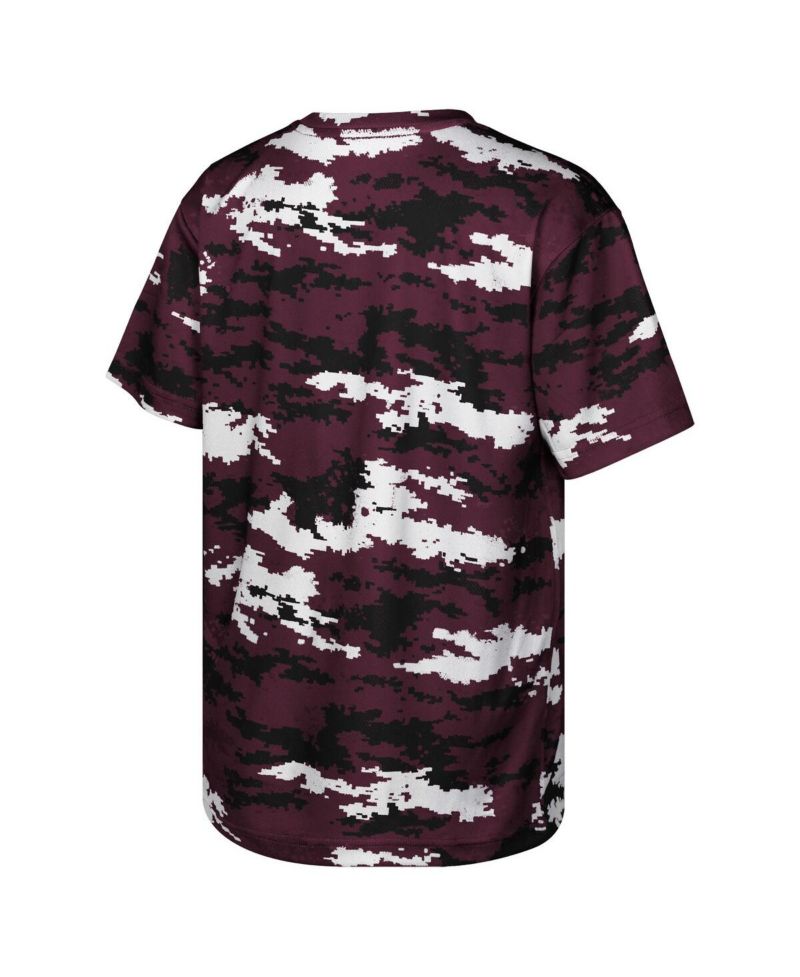 Big Boys and Girls Maroon Mississippi State Bulldogs Scrimmage T-Shirt