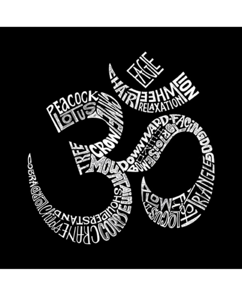 Men's Word Art Poses Om Crewneck Sweatshirt