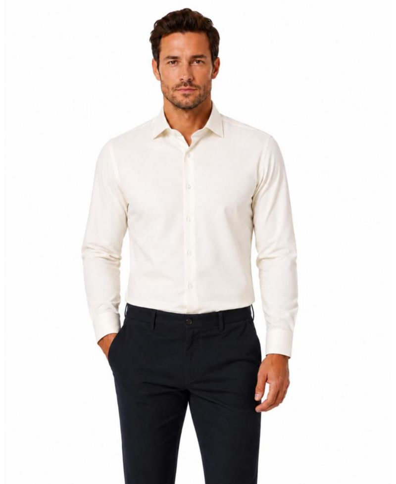 Men's Slim Fit Button-Down Shirt