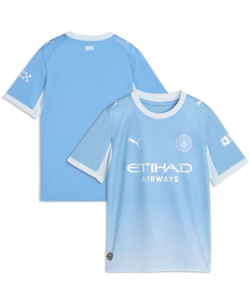 Big Boys and Girls Light Blue Manchester City 2026/27 Home Replica Jersey