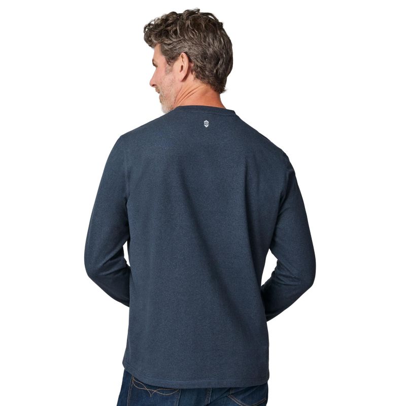 Men's FreeCycle Sueded Long Sleeve Crew Neck