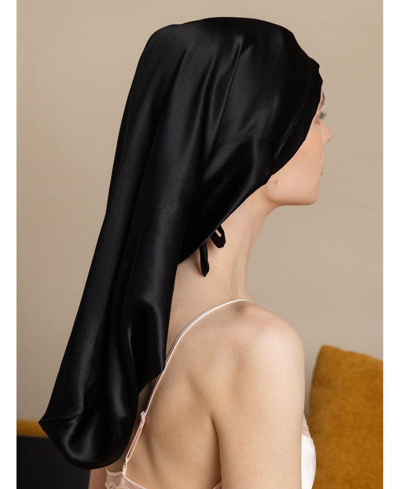 Pure Silk Elegant Long Bonnet