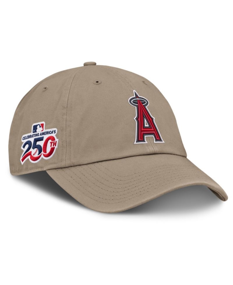 Men's Khaki Los Angeles Angels Celebrating America's 250th Club Adjustable Hat