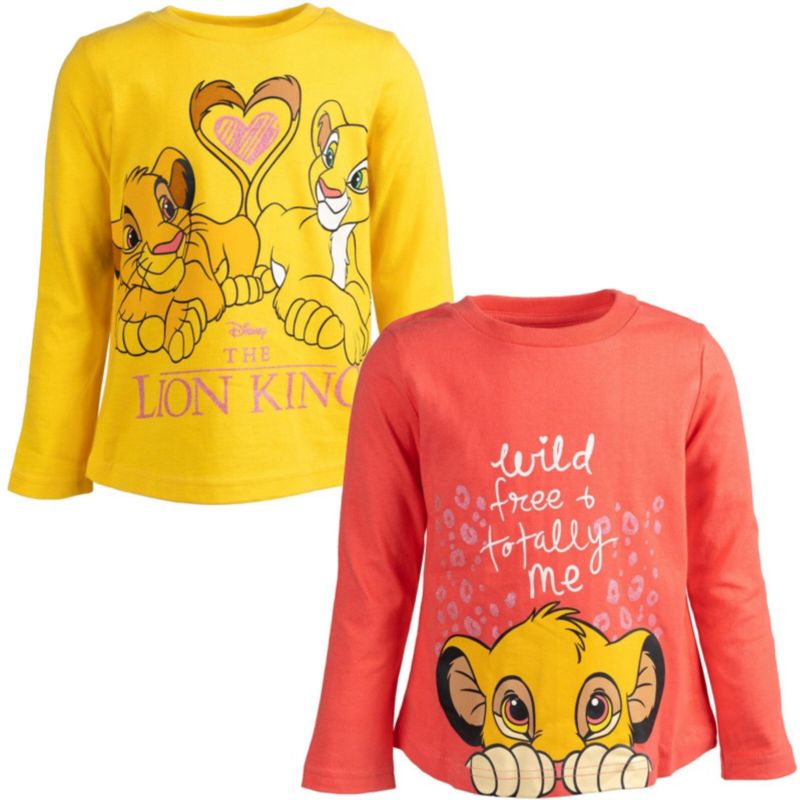 Girl's (2T-12) Disney Nala Simba 2 Pack T-Shirts