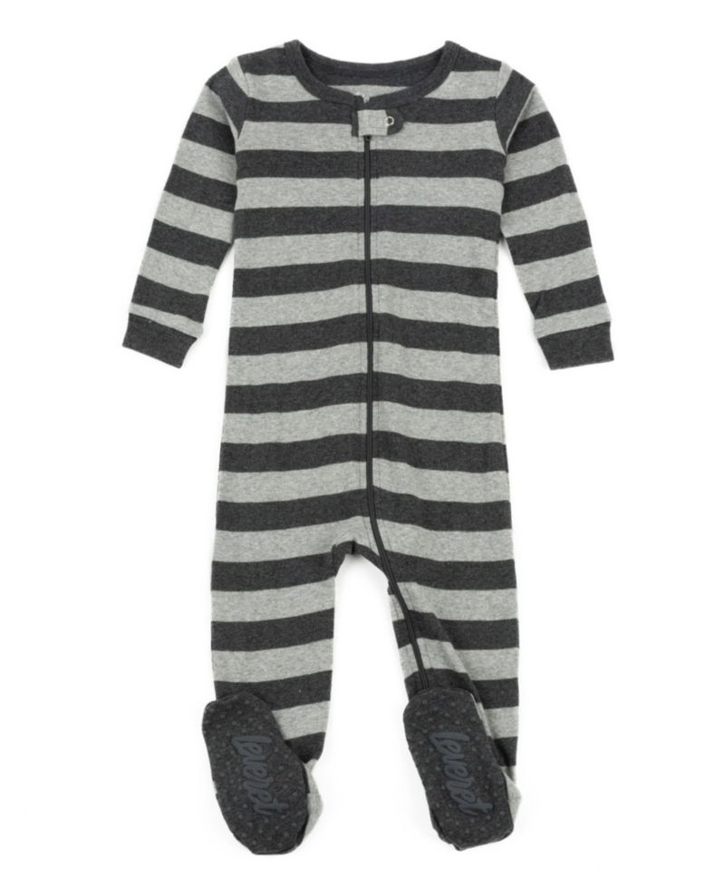 Baby Matching Family Footed Cotton Striped Pajamas