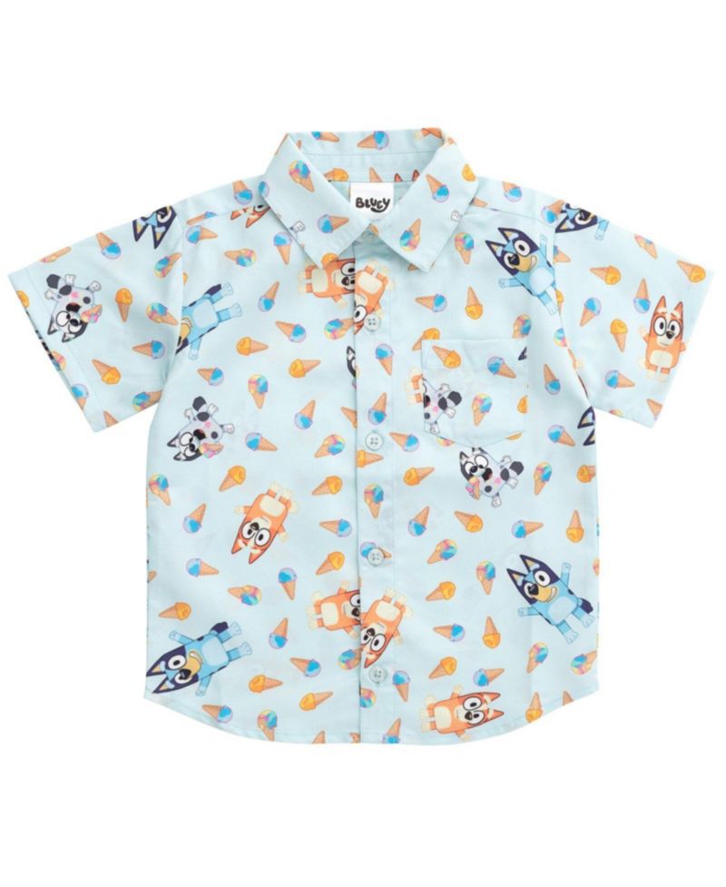 Boy's (6-12) Short Sleeve Button-Down Shirt