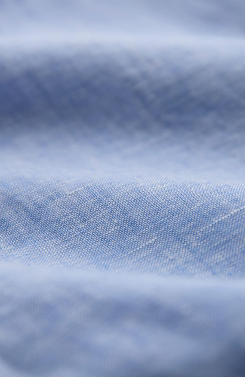 Women's Collared Popover Linen Blouse