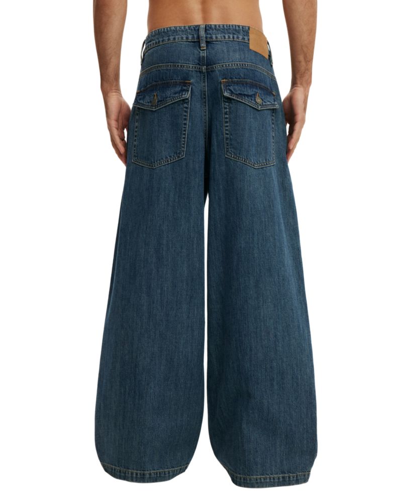 Men's Y2K Wide-Leg Baggy Jeans