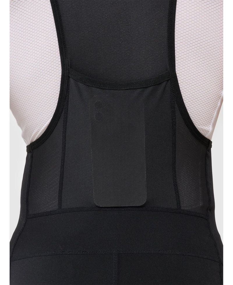 Men's Short Cycling Leggings With Gel-Foam Insert And Suspenders