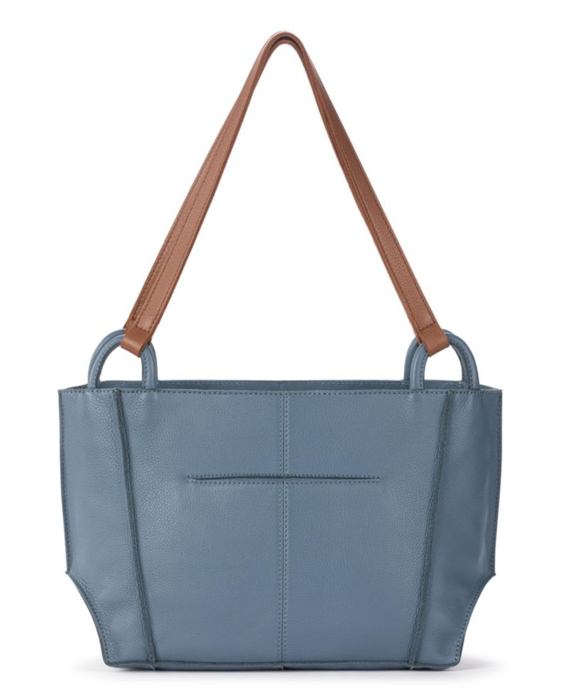 Los Feliz Leather Zipper Satchel Bag