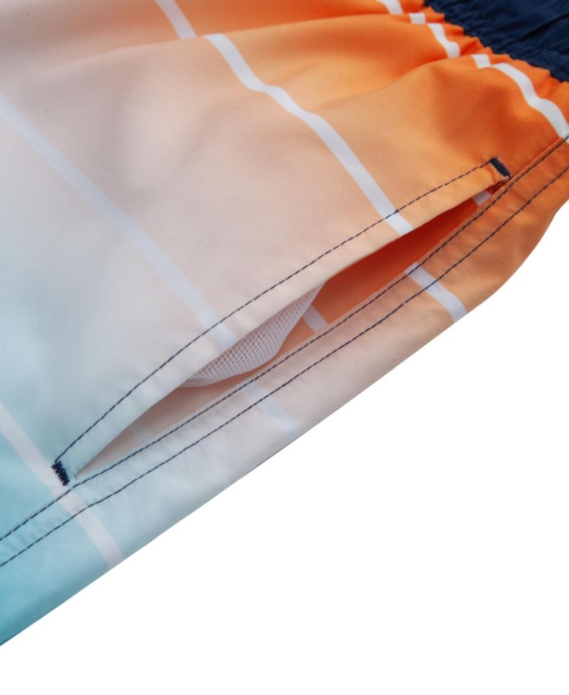 Boys Quick Dry Drawstring Swim Trunks Board Shorts with Mesh Lining UPF50+ XS-XXL