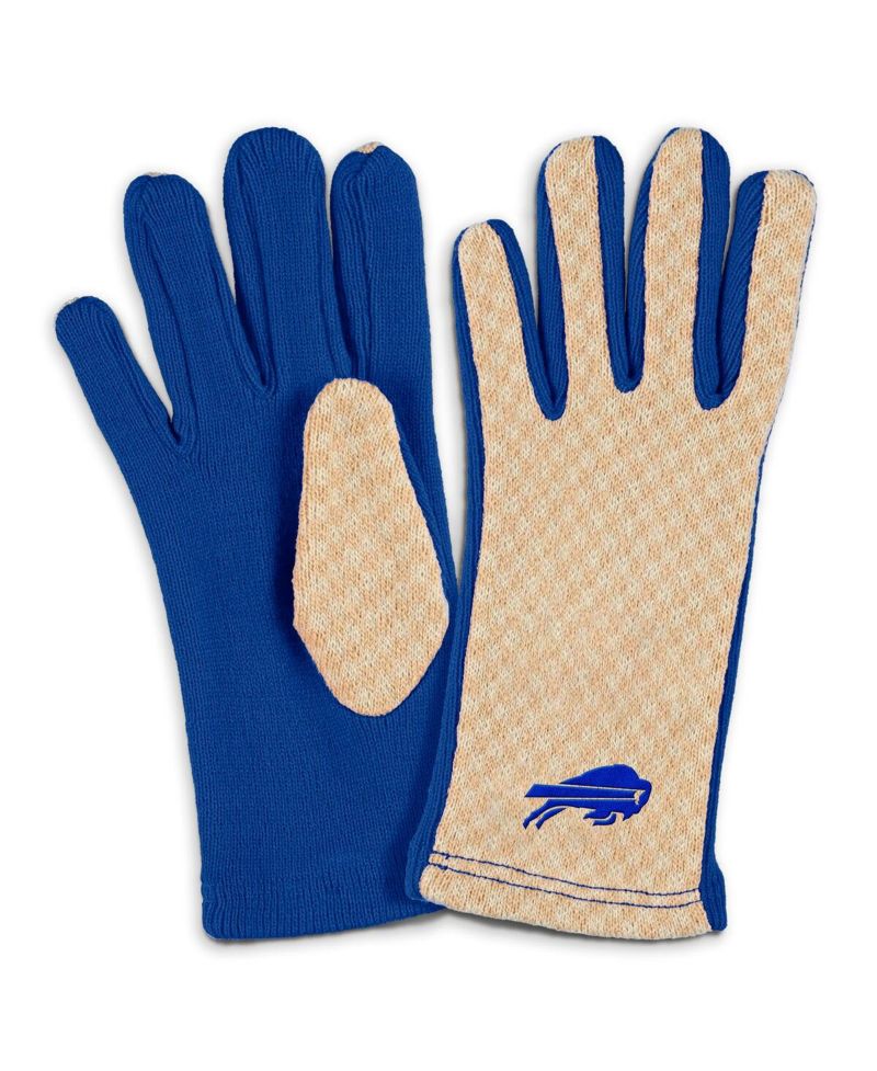 Women's Buffalo Bills Tonal Microcheck Scarf Glove Set