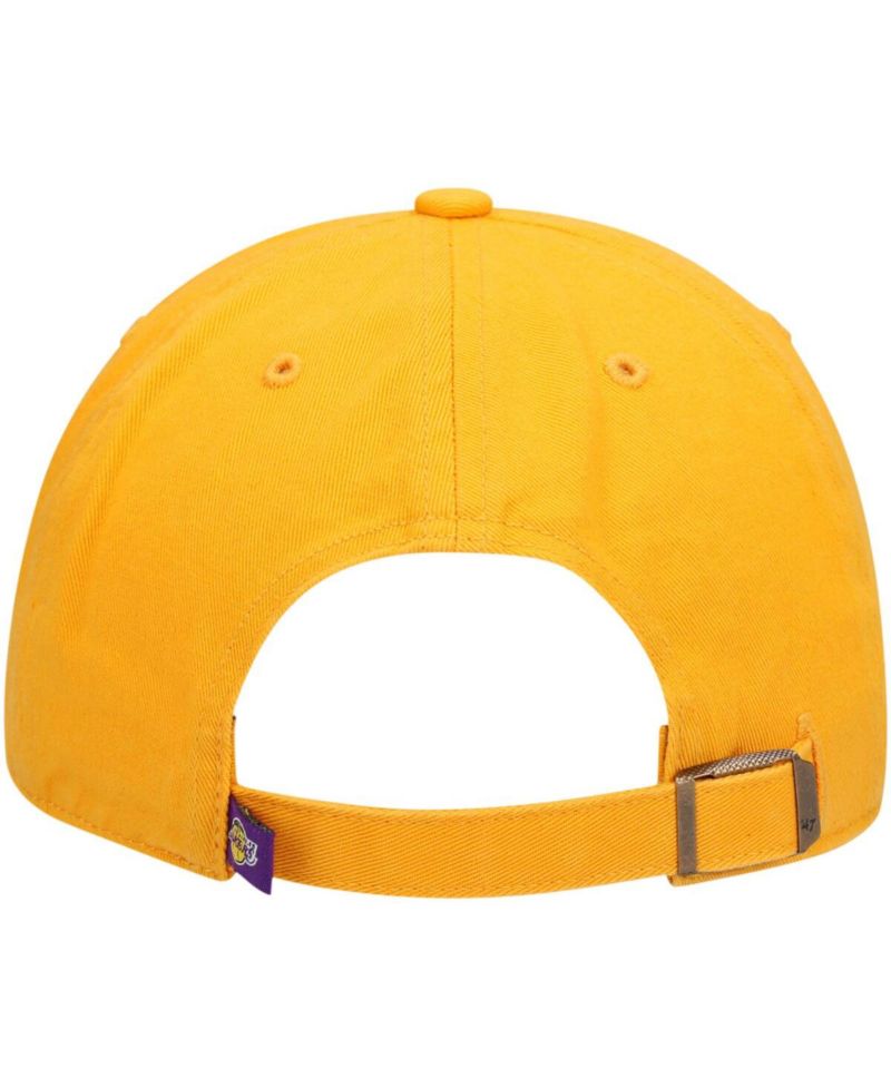 Men's Gold Los Angeles Lakers Clean Up Adjustable Hat