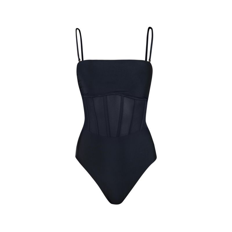 Women's Solids Bandeau One Piece