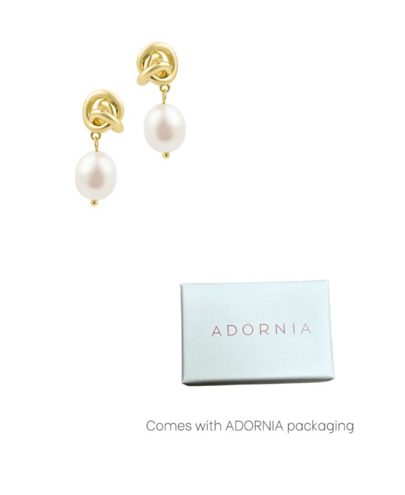 Freshwater Cultivated Pearl Knot Earrings