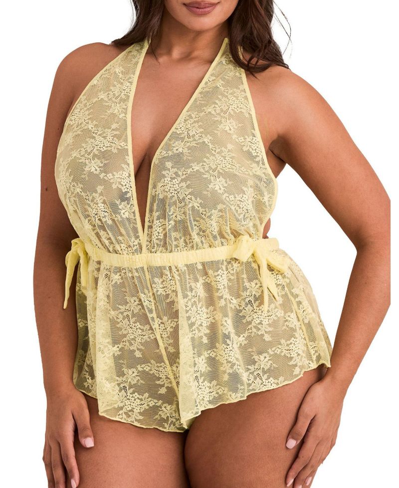 Plus Size Danie Romper Lingerie
