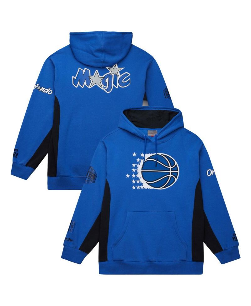 Men's Blue Orlando Magic Hardwood Classics Team Origins Fleece Pullover Hoodie