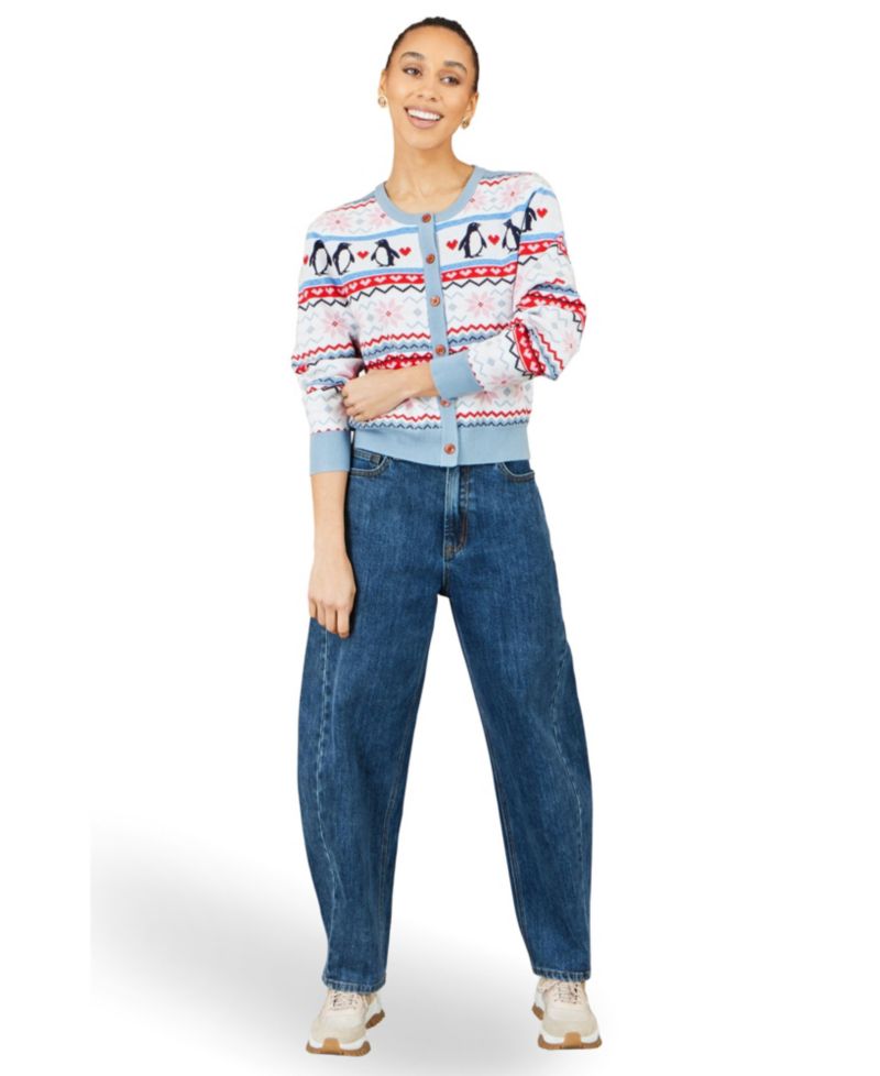 Women's Penguin Fair Isle Cardigan