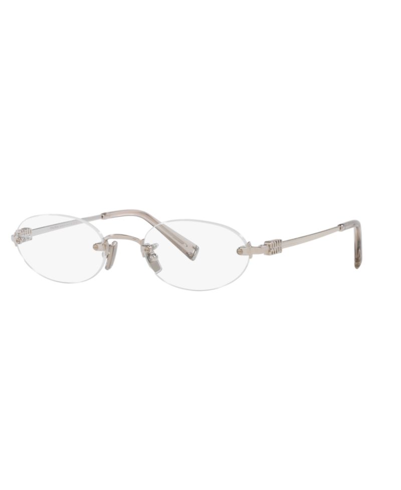Woman Oval Metal MU 53WV Eyeglasses