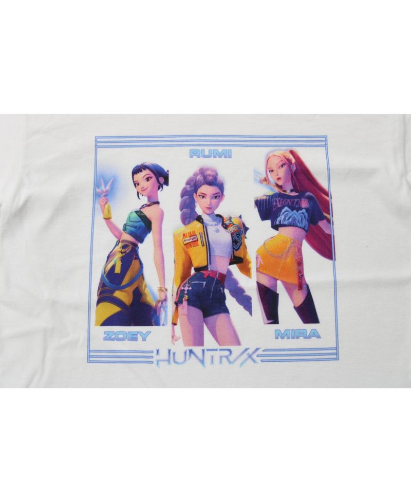 Boys Huntrix on White Short Sleeve Kids T Shirt