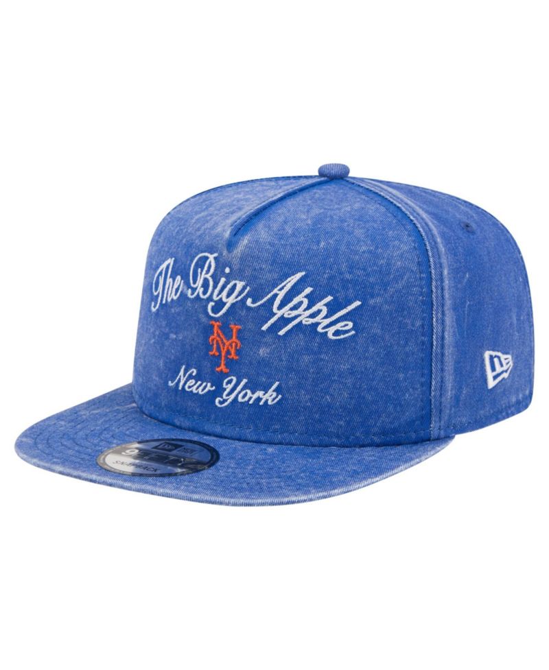 Men's Royal New York Mets City Slogan A-Frame 9FIFTY Snapback Hat