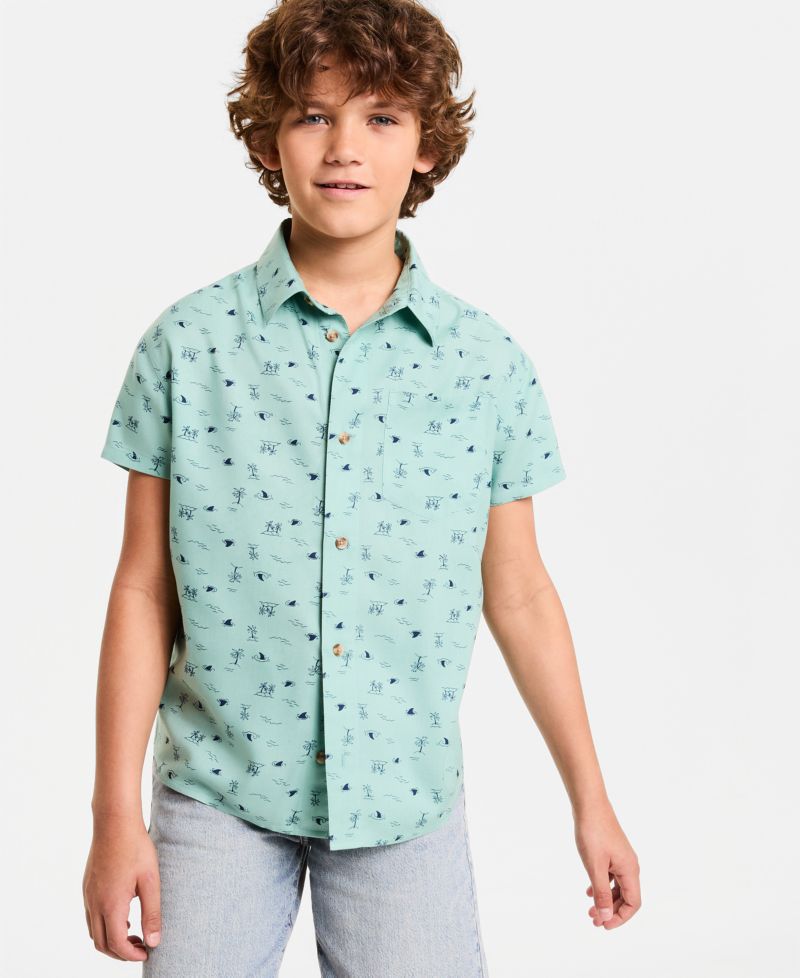 Epic Threads Boys' XS-XL Beach Shirt