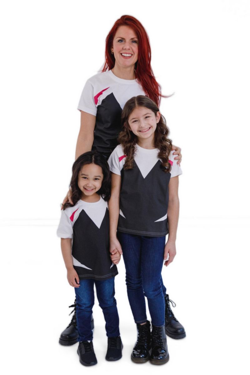 Little Girls ( 6 TO 14-16 ) Matching Family Cosplay T-Shirt
