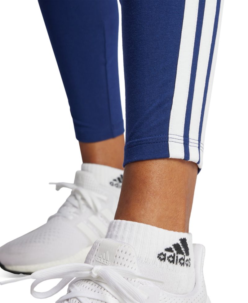Plus Size Essentials 3-Stripes Cotton Leggings