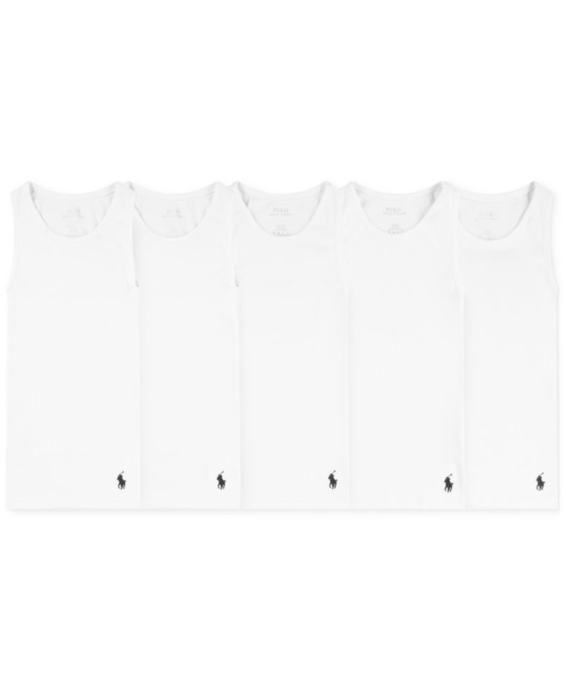 Big Boys Tank Undershirts, 5 Pack