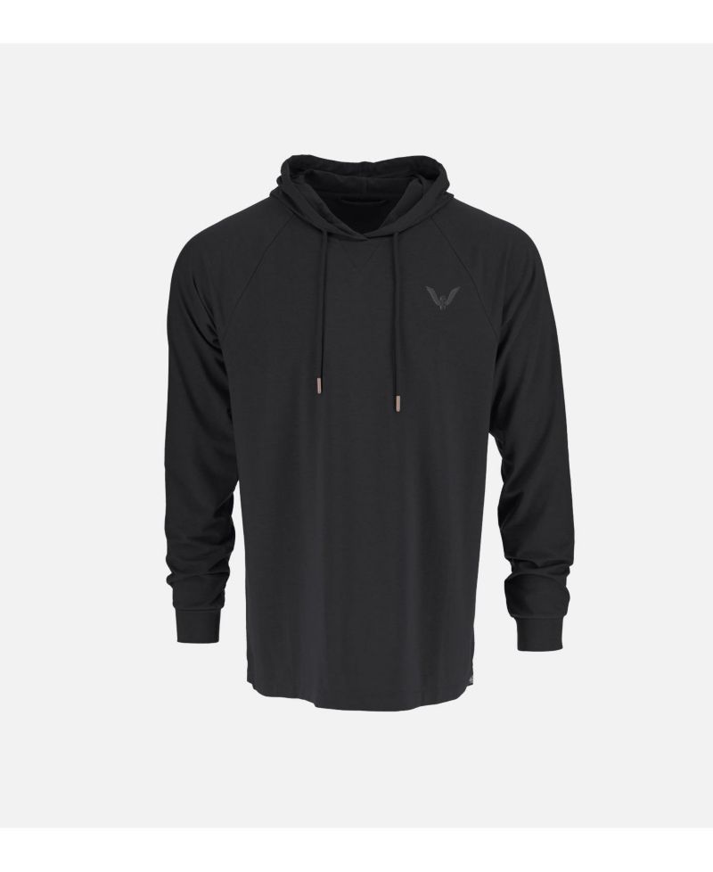 Men's Premium Performance Hooded Long Sleeve Shirt