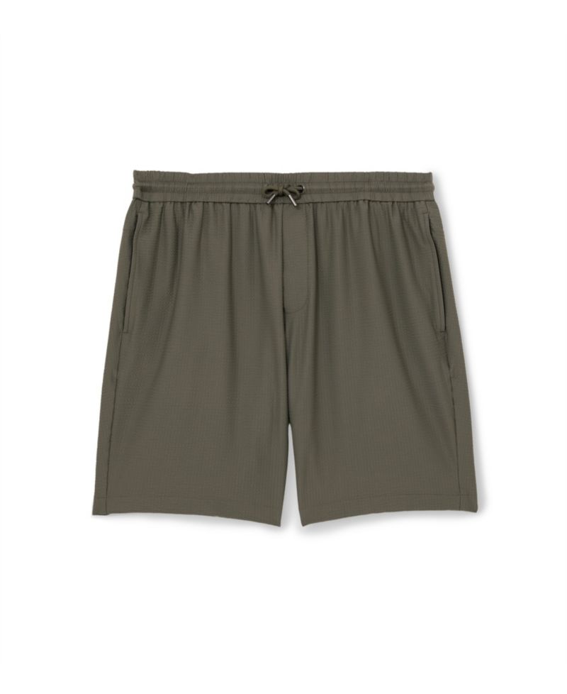 Men's Ajay Drawstring Seersucker Shorts