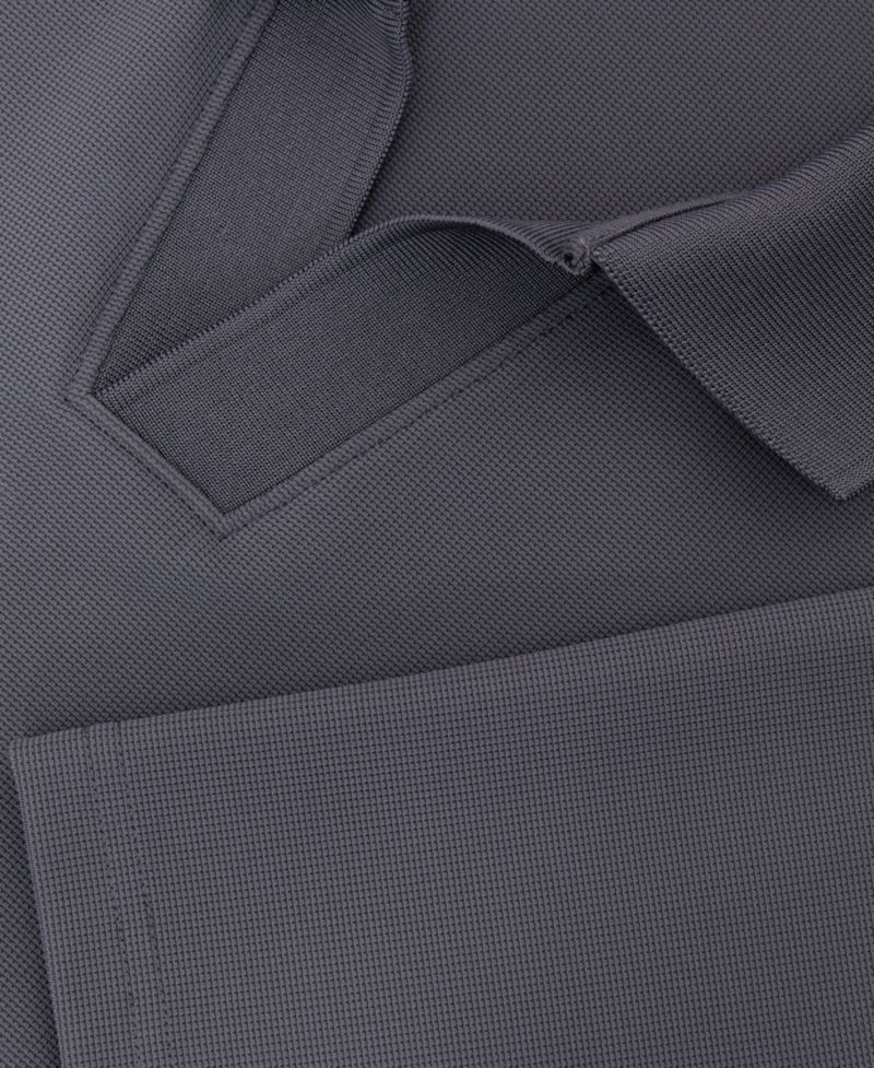 Men's Dover Slim-Fit Textured Open-Collar Polo Shirt