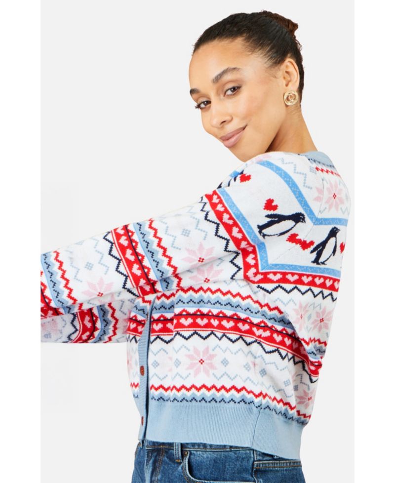 Women's Penguin Fair Isle Cardigan