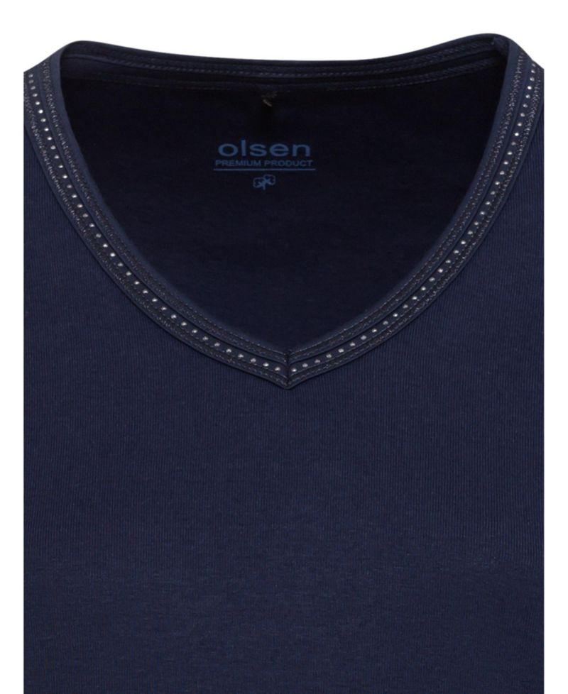 Women's Embellished V-Neckline T-Shirt
