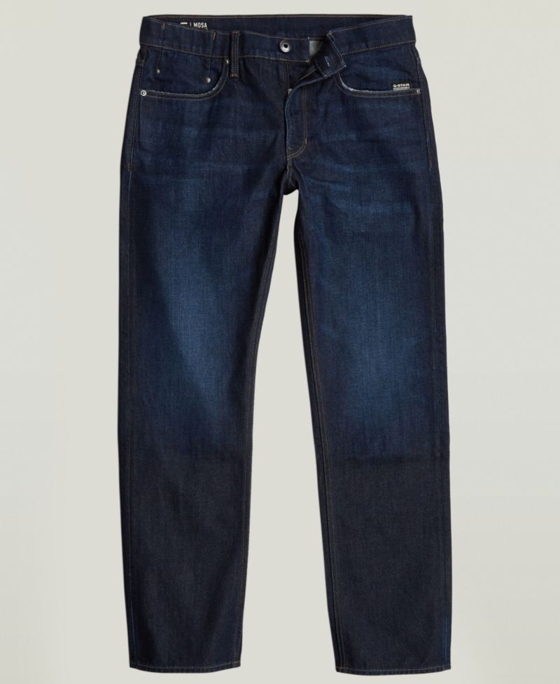 Men's Mosa Sitting Mid-Waist Straight-Leg Jeans