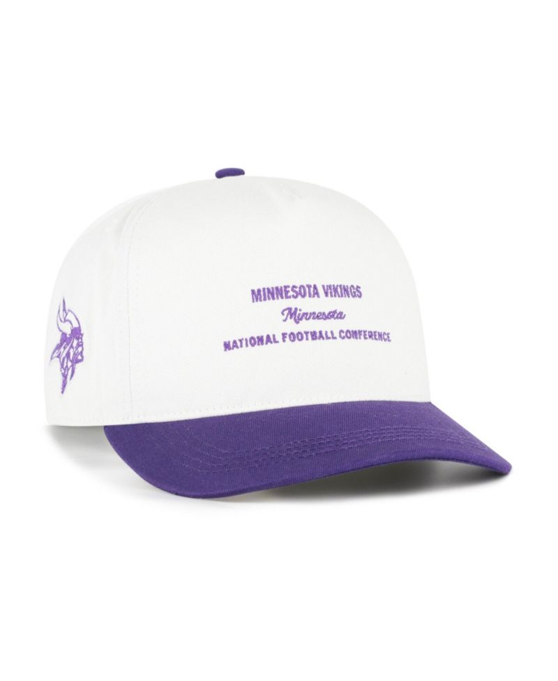 Men's White Minnesota Vikings Contemporary Two-Tone Hitch Adjustable Hat