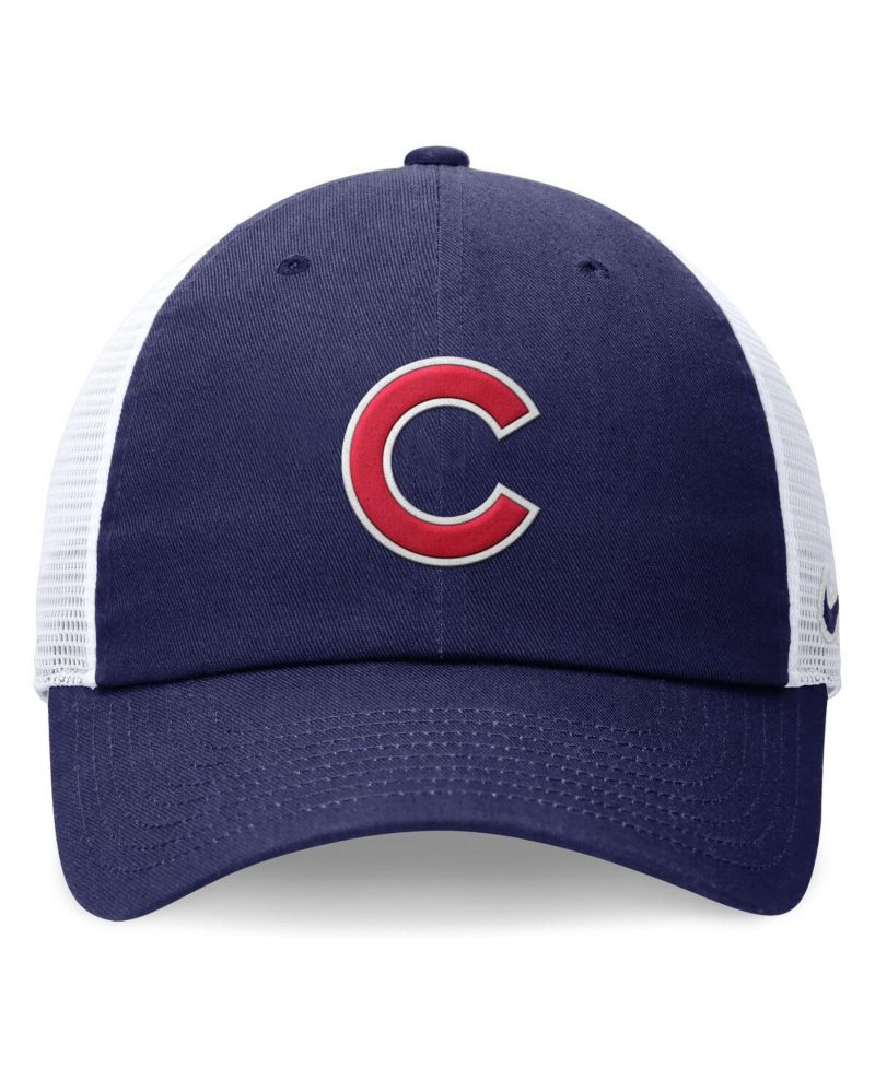 Men's Royal Chicago Cubs Evergreen Club Trucker Adjustable Hat