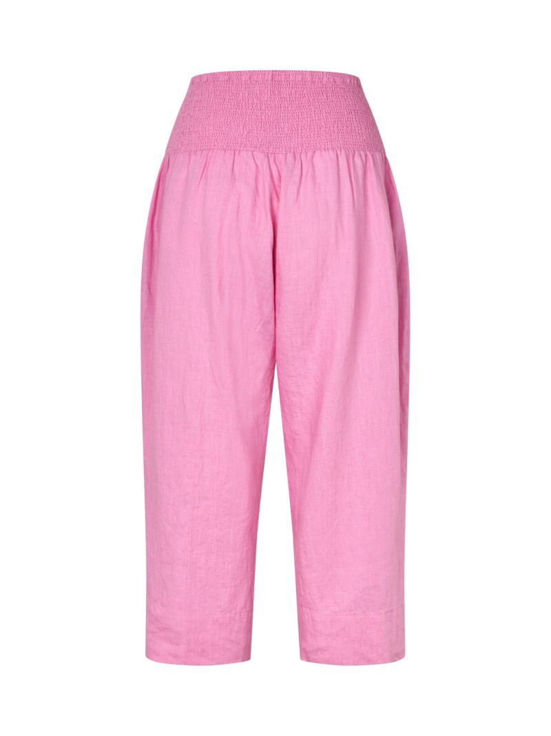 Women's Mapallas Linen Cropped Trousers