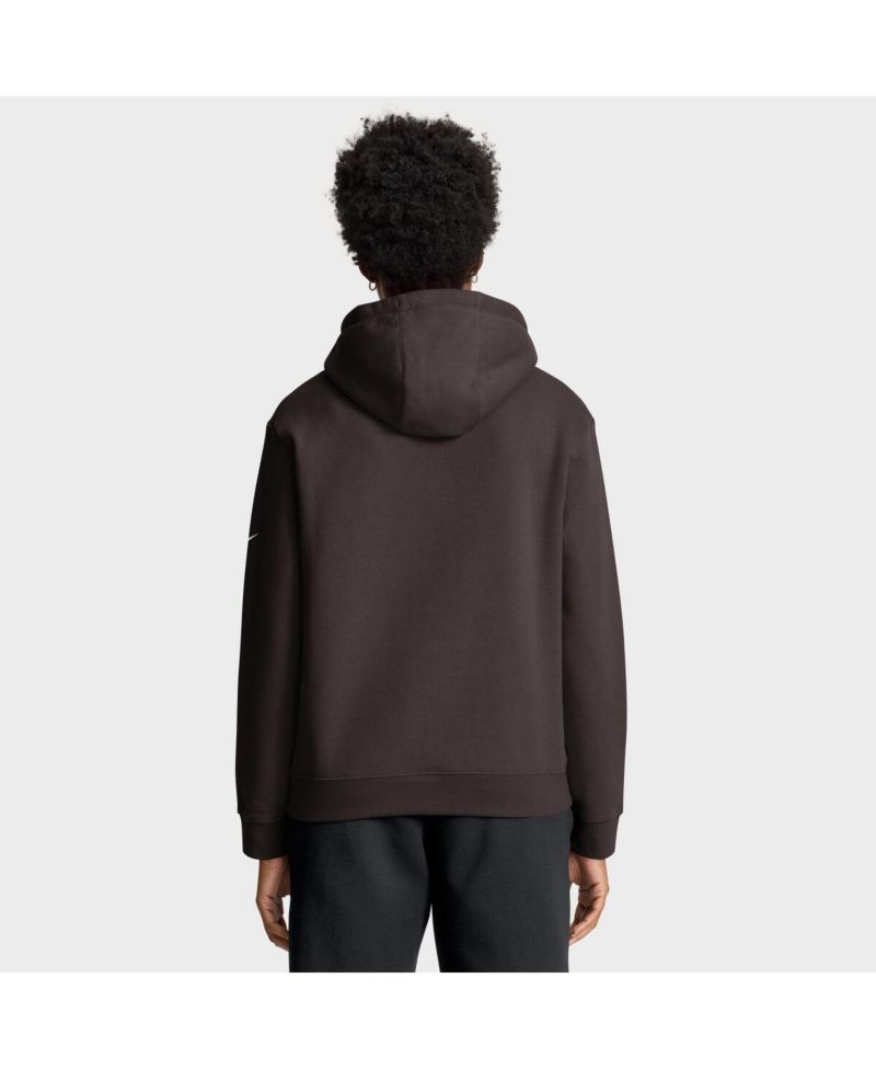 Women's Brown Cleveland Browns Club Fleece Pullover Hoodie