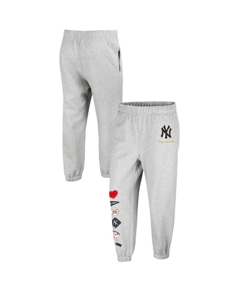 Stoney Clover Lane X Women's Heather Gray New York Yankees Venice Jogger Pants