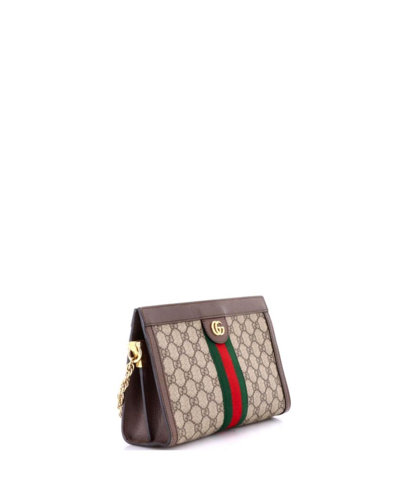 Small Ophidia Chain Shoulder Bag GG Coated Canvas