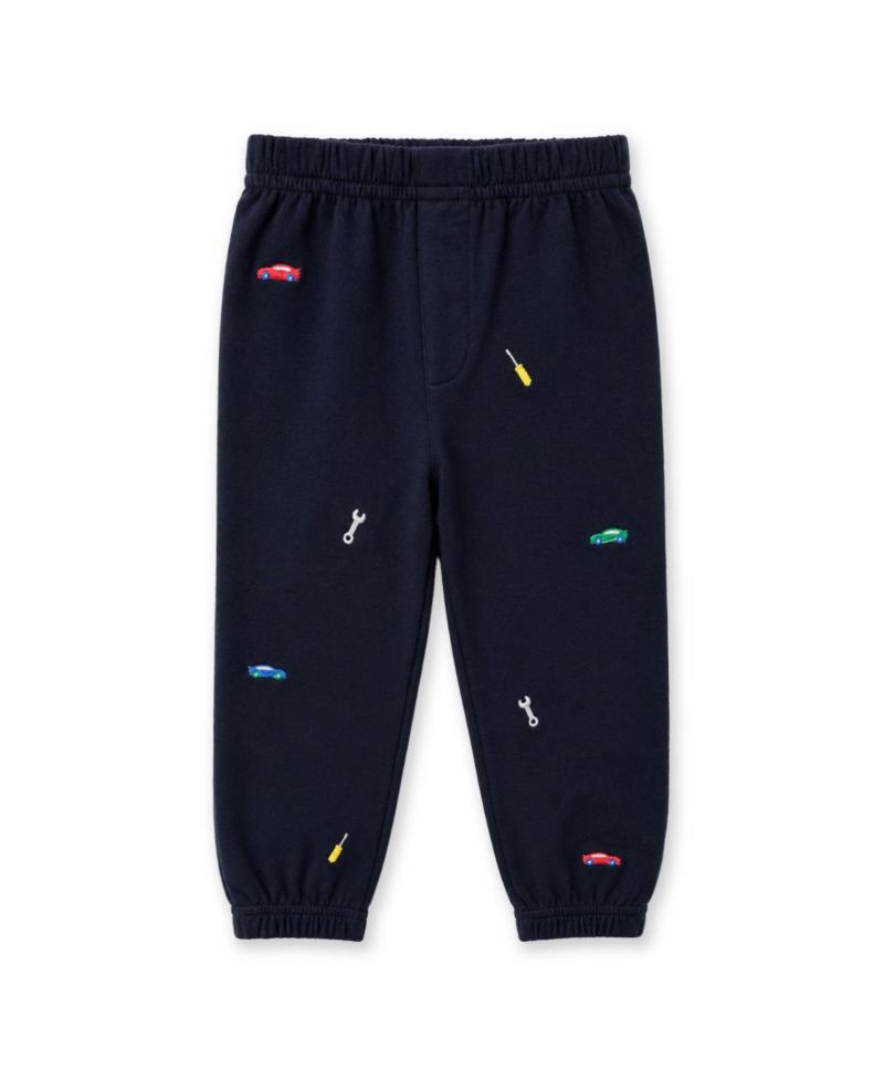 Baby Boy 12M - 24M French Terry Jogger With Cars and Tools
