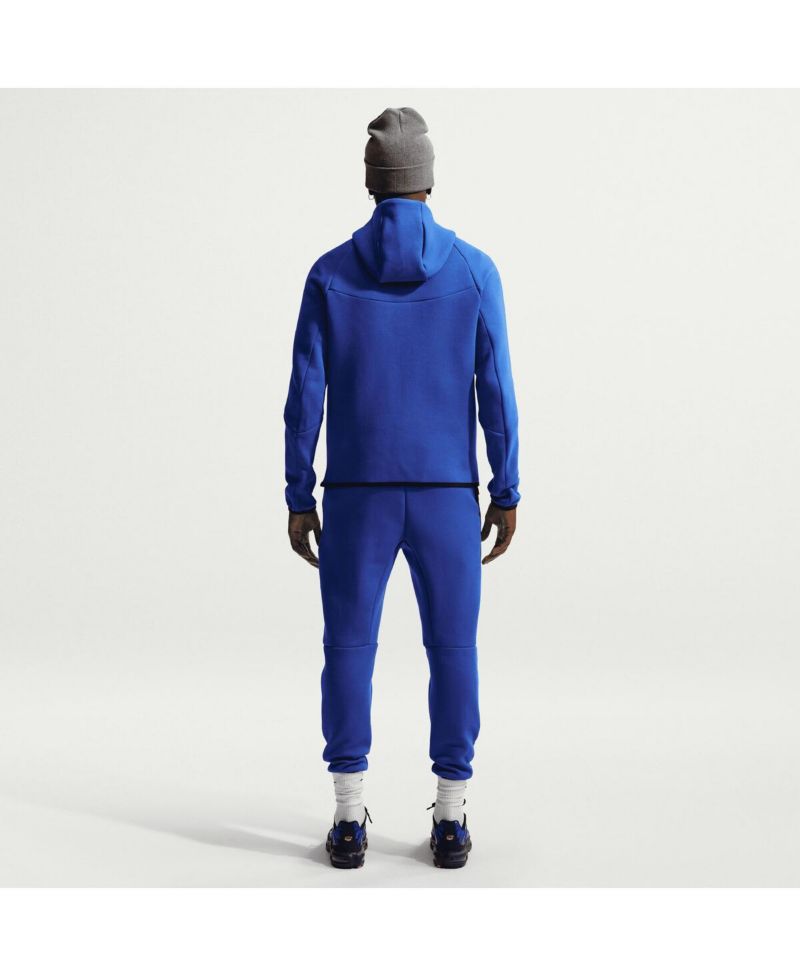 Men's Blue France National Team 2026 Tech Fleece Windrunner Raglan Full-Zip Hoodie
