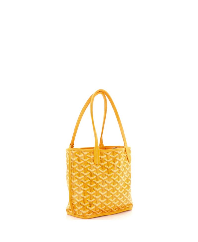 Mini Anjou Reversible Tote Coated Canvas