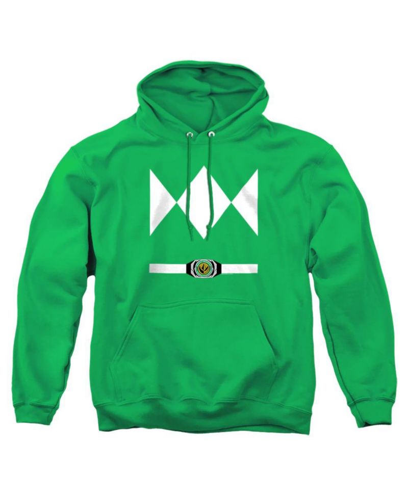 Men's Green Ranger Uniform Long-Sleeve Pullover Hoodie