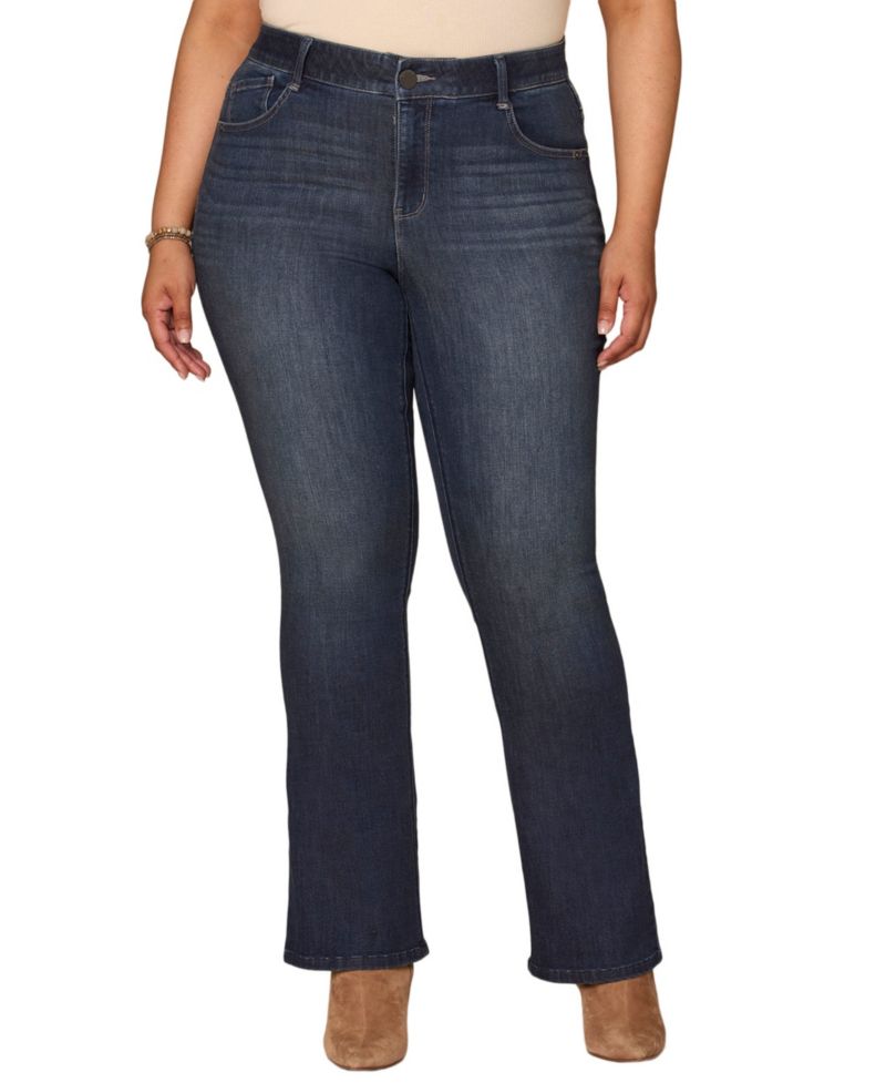 Plus Size AbSolution High-Waisted Bootcut Jeans